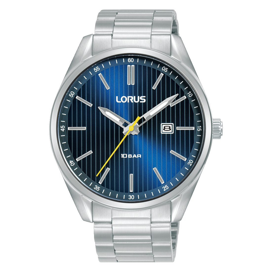 Lorus Sports RH915QX9 Herren Armbanduhr • Mineralglas • Edelstahlarmband