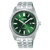 Lorus Classic RH967QX9 Herren Armbanduhr • Dunkelgrünes Zifferblatt • Edelstahlarmband
