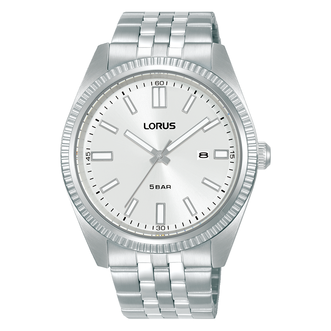 Lorus Classic RH971QX9 Herrenuhr Silber • Mineralglas • Edelstahlarmband