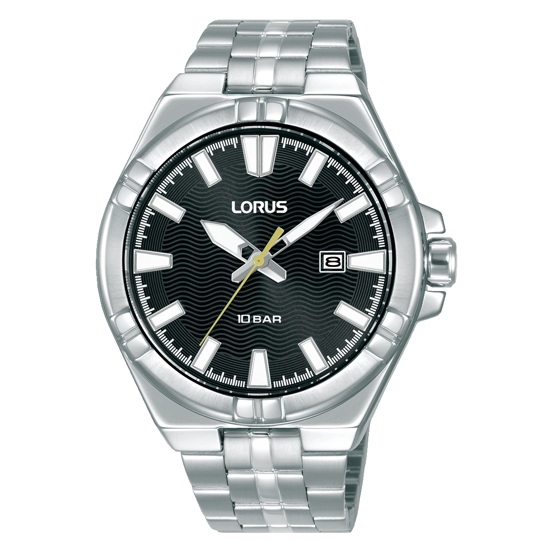 Lorus Classic RH971RX9 Herren Armbanduhr • Mineralglas • Edelstahlarmband