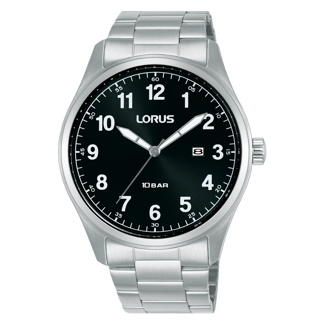 Lorus Sport RH971SX9 Herren Armbanduhr • Mineralglas • Edelstahlarmband