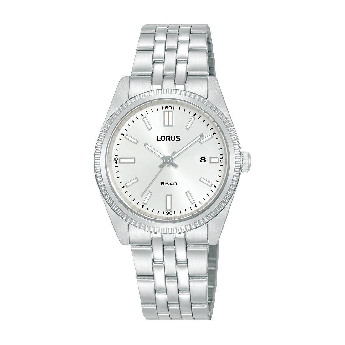 Lorus Classic RJ279BX9 Damen Armbanduhr Silber • Mineralglas • Edelstahlarmband