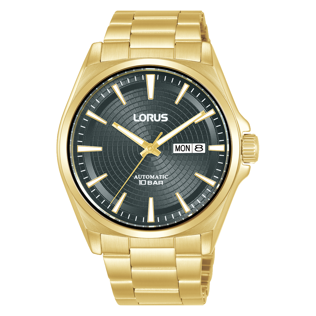 Lorus Sports RL416CX9 Herrenuhr Automatik Blaugrau • Mineralglas • Edelstahlarmband