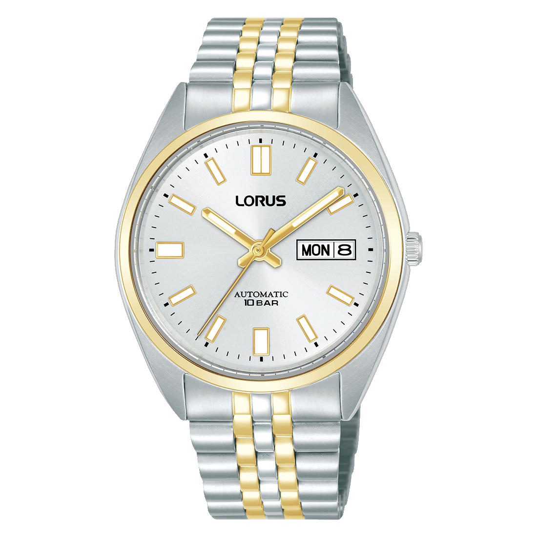 Lorus Classic RL432CX9 Herrenuhr Automatik Silber • Mineralglas • Durchsichtiger Gehäuseboden