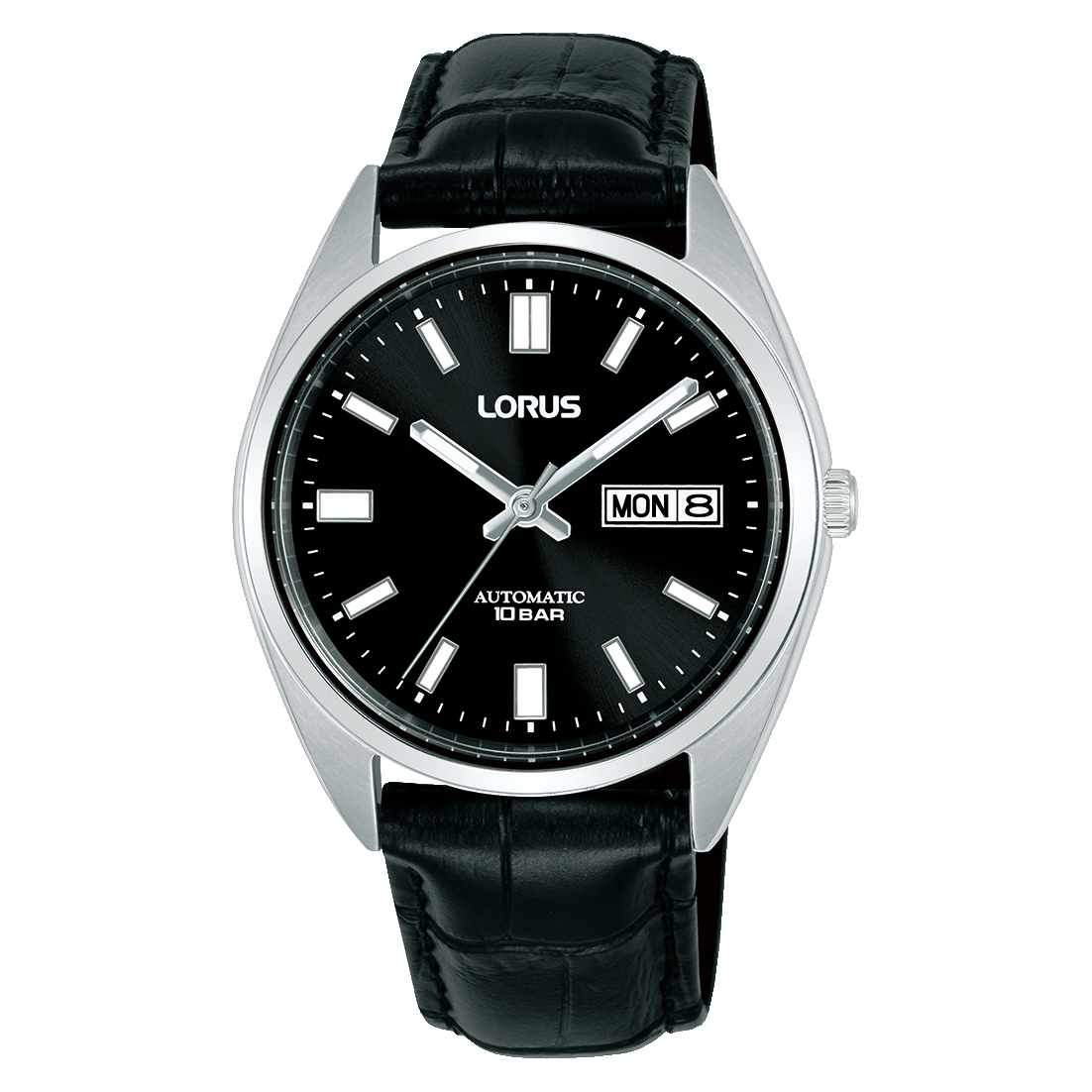 Lorus Classic RL435CX9 Herrenuhr Schwarz • Automatikwerk mit Datum & Tag • Sichtboden