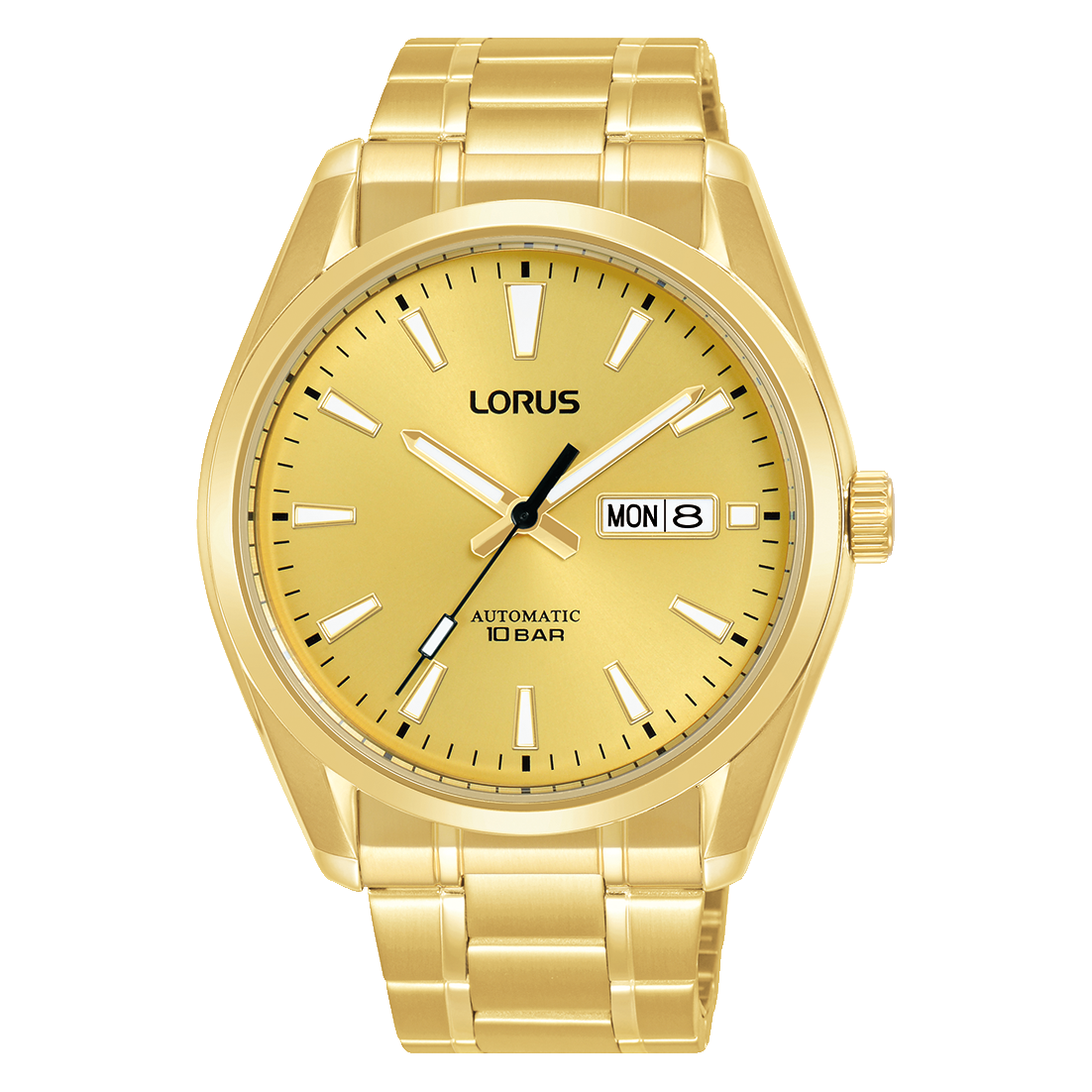 Lorus Classic RL456BX9 Herrenuhr Goldfarben • Automatikwerk • Mineralglas