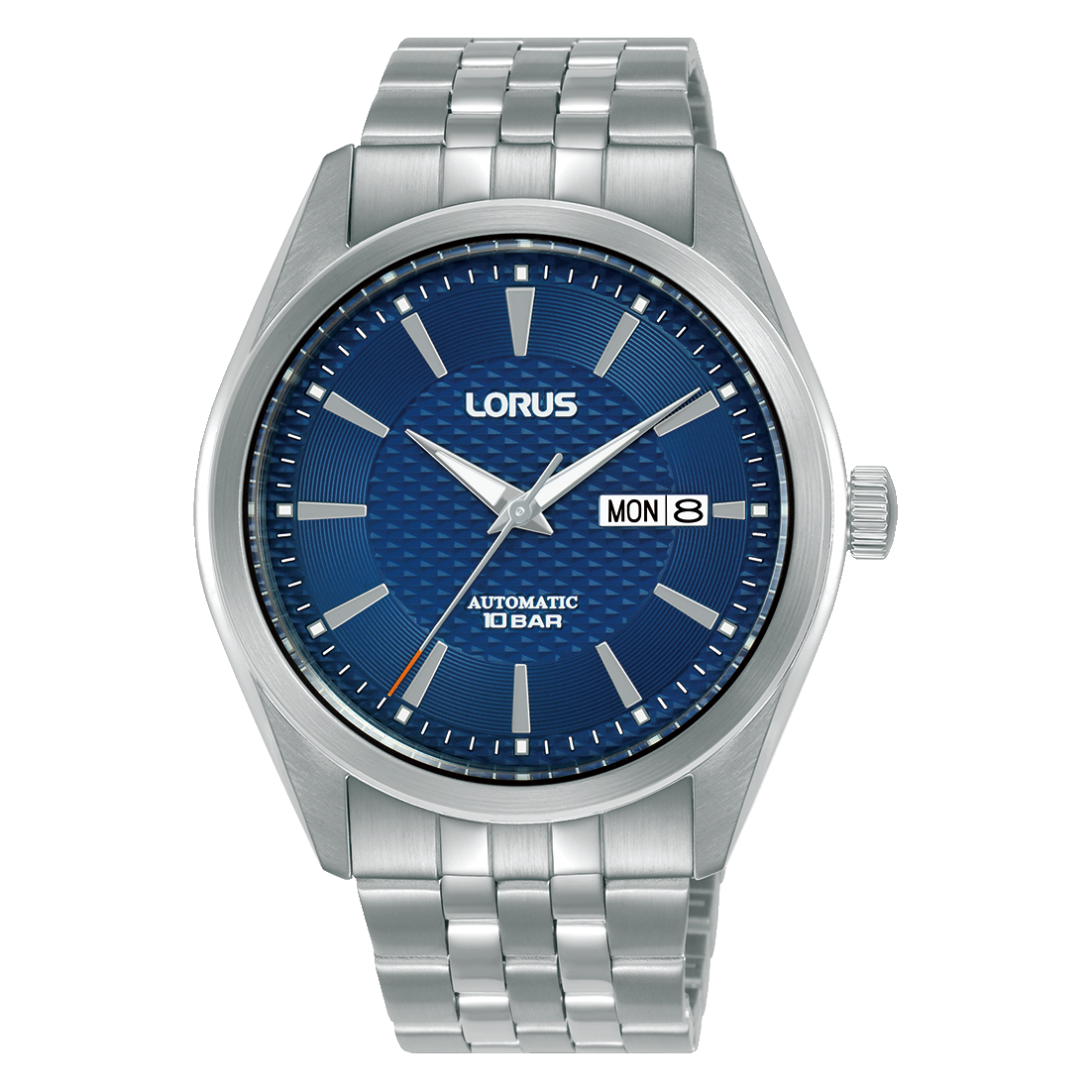Lorus Classic RL485BX9 Herrenuhr Automatik • Dunkelblaues Sunray-Zifferblatt • Mineralglas