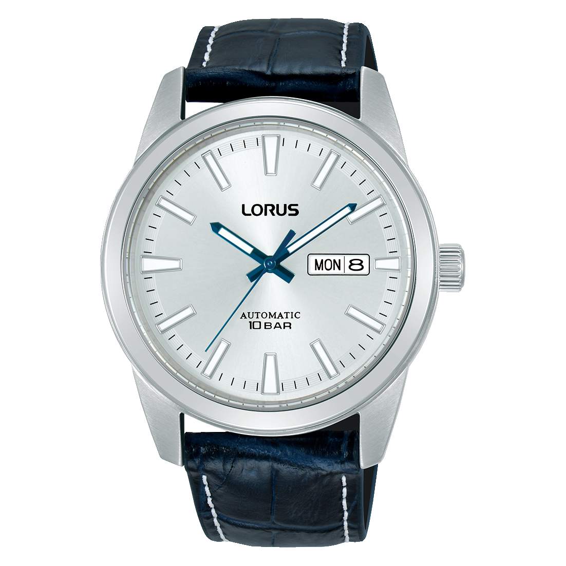 Lorus Classic RL499BX9 Herrenuhr Silberweiß • Automatikwerk • Mineralglas