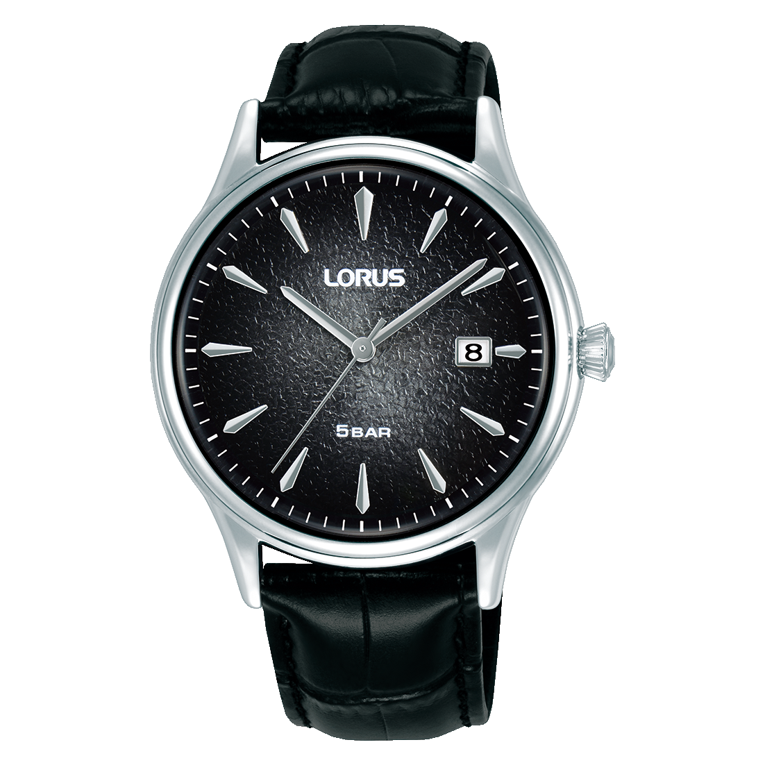 Lorus Classic RS993DX9 Herrenuhr Schwarz • Mineralglas • Lederarmband