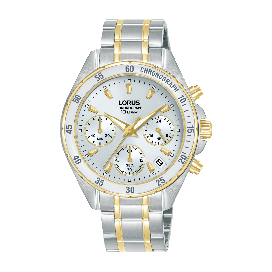 Lorus Sport RT360LX9 Damen Armbanduhr Silber • Chronograph • Mineralglas
