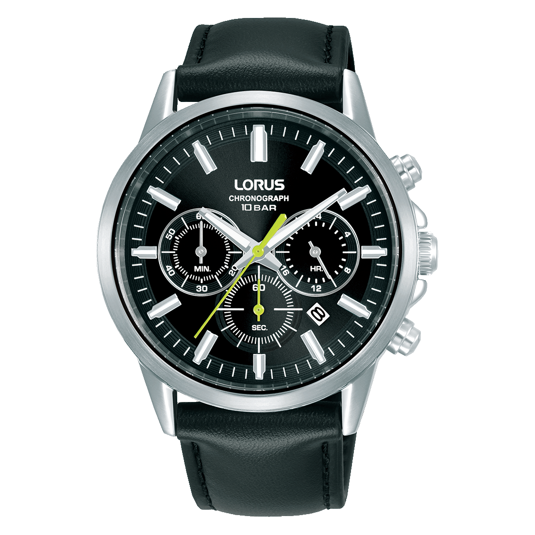 Lorus Sports RT379KX9 Herrenuhr Chronograph • Mineralglas • Edelstahlarmband