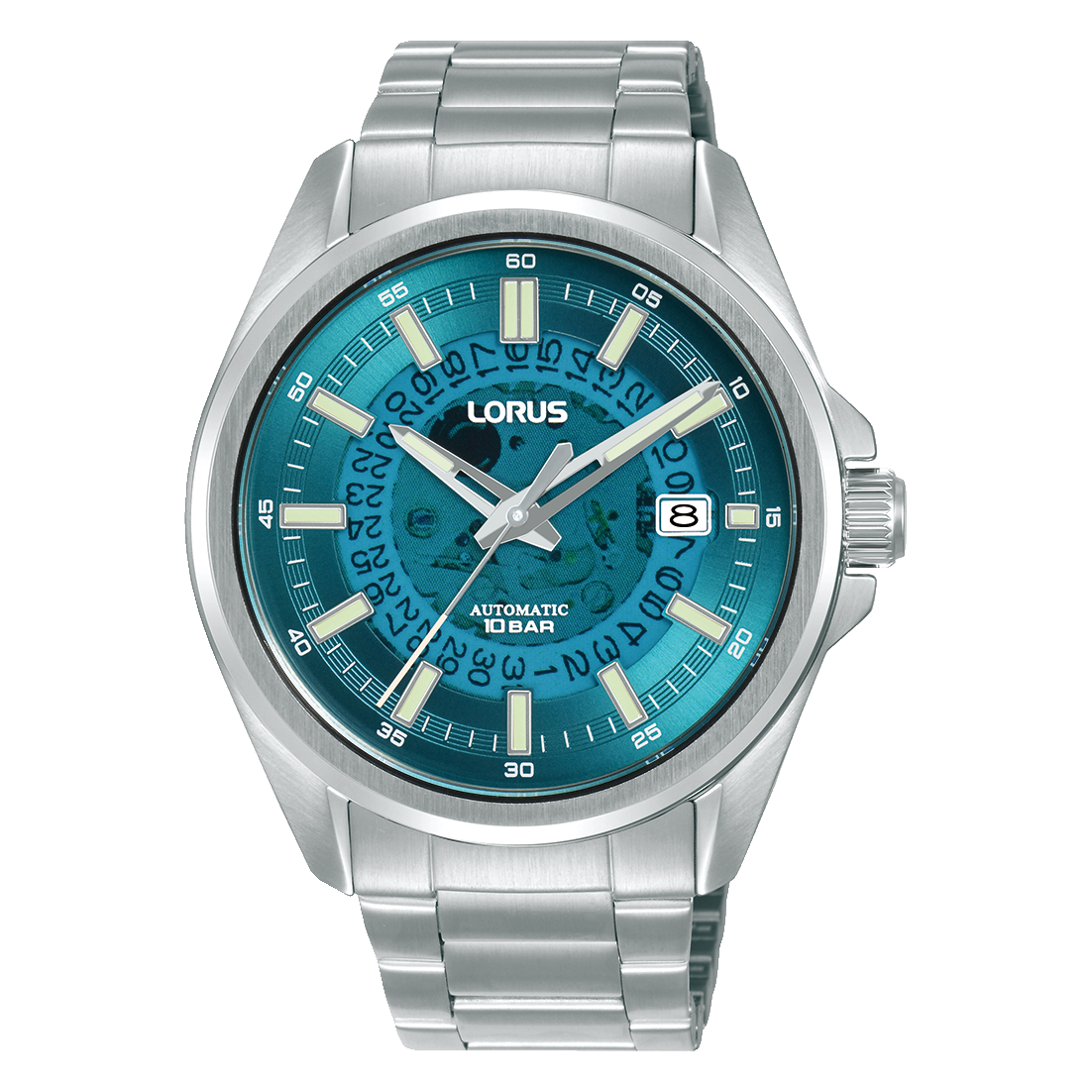 Lorus Classic RU405AX9 Herren Armbanduhr Blau • Automatikwerk • Mineralglas