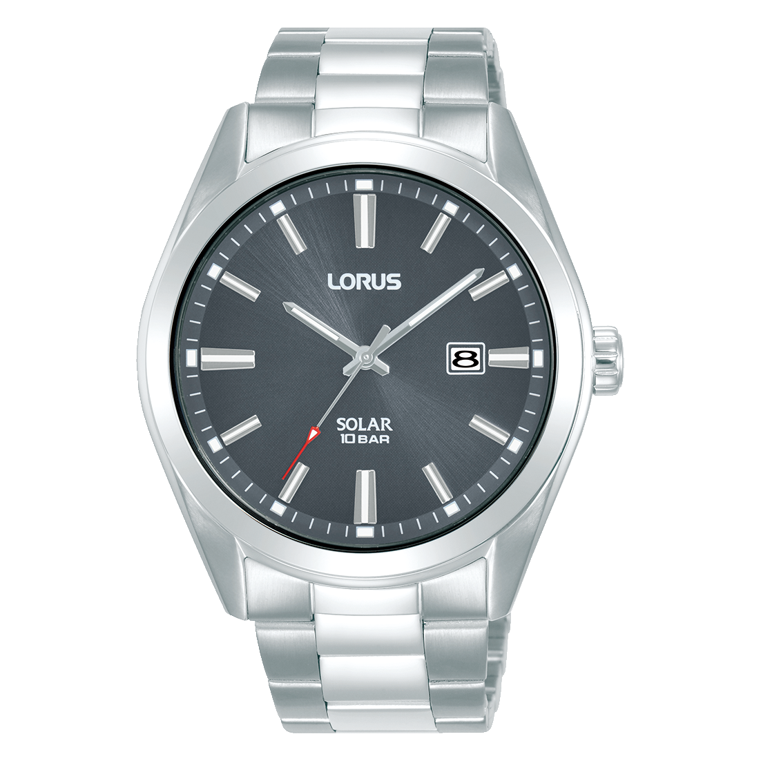 Lorus Sports RX333AX9 Herrenuhr Anthrazit • Solarwerk • Mineralglas