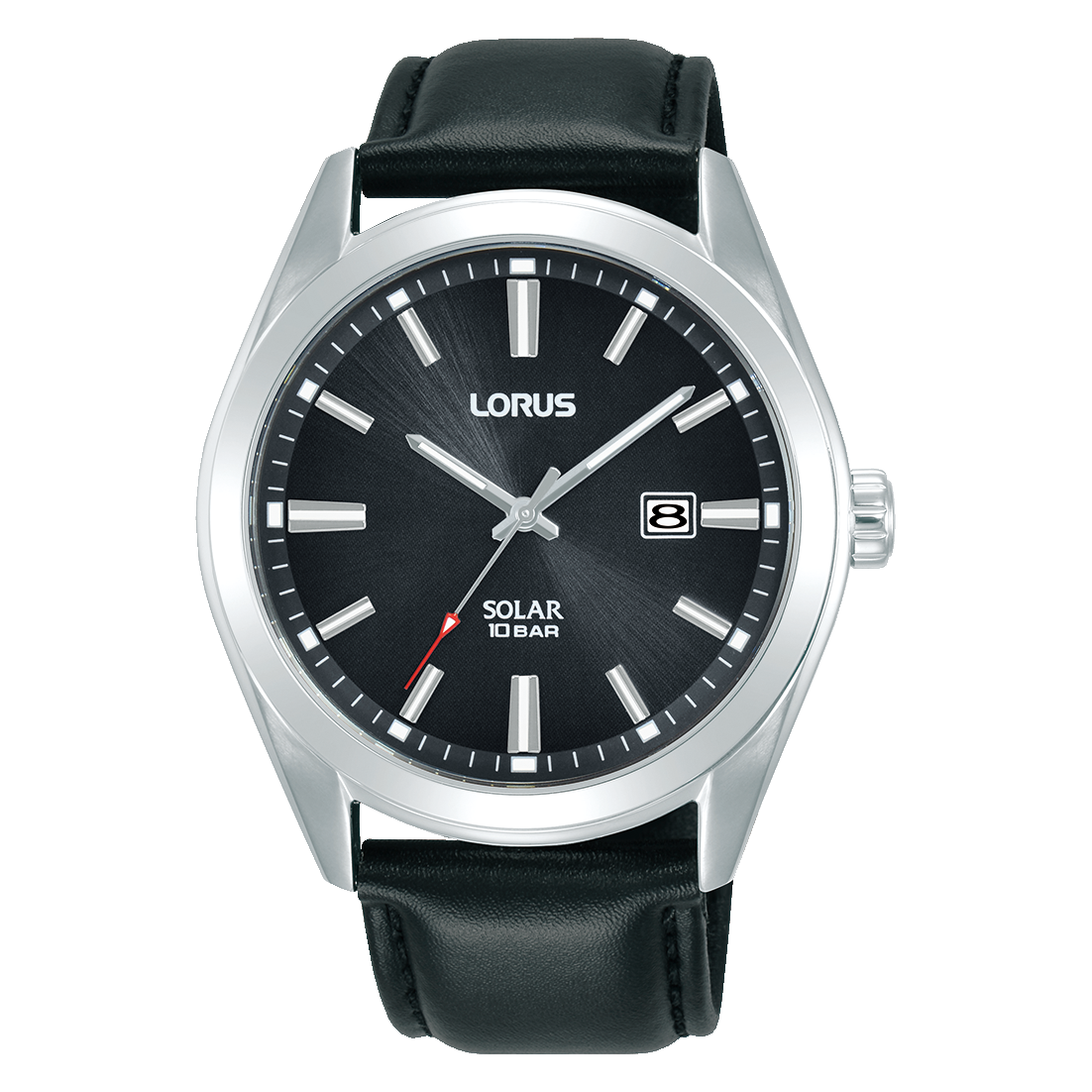 Lorus Sports RX339AX9 Herrenuhr Schwarz • Solarwerk • Mineralglas