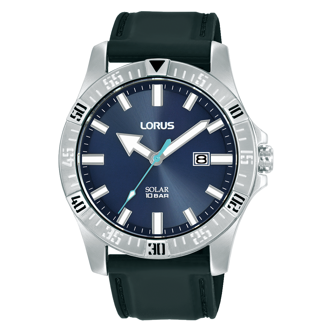 Lorus Sports RX383AX9 Herrenuhr Dunkelblau • Solarbetrieb • 10 ATM Wasserdicht