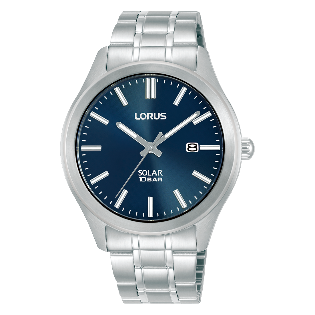 Lorus Sports RX389AX9 Herrenuhr Solar • Mineralglas • Edelstahlarmband
