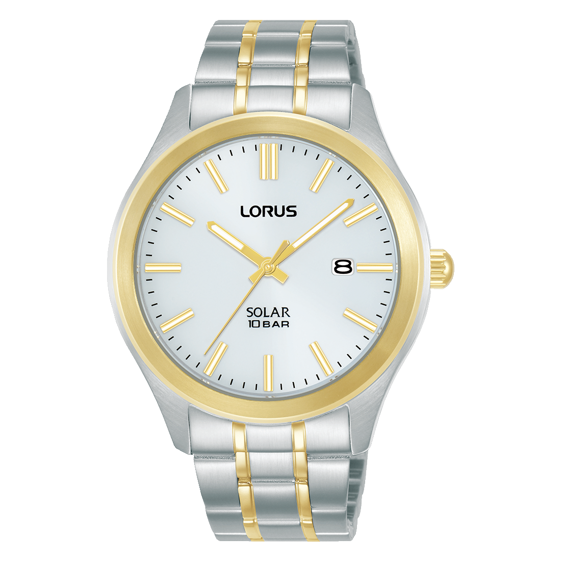 Lorus Sports RX394AX9 Herrenuhr Weiß • Solar-Uhrwerk • 10 BAR Wasserdicht