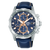 Lorus Sport RZ611AX9 Herren Armbanduhr • Solar-Chronograph • Blaues Lederband
