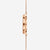 alt
Naos XS Edition Elyra rose gold watch with rose gold Milanaise strap, profile view, gray background