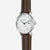 Naos Solar white silver bridle 20 dark brown 45 degree grey