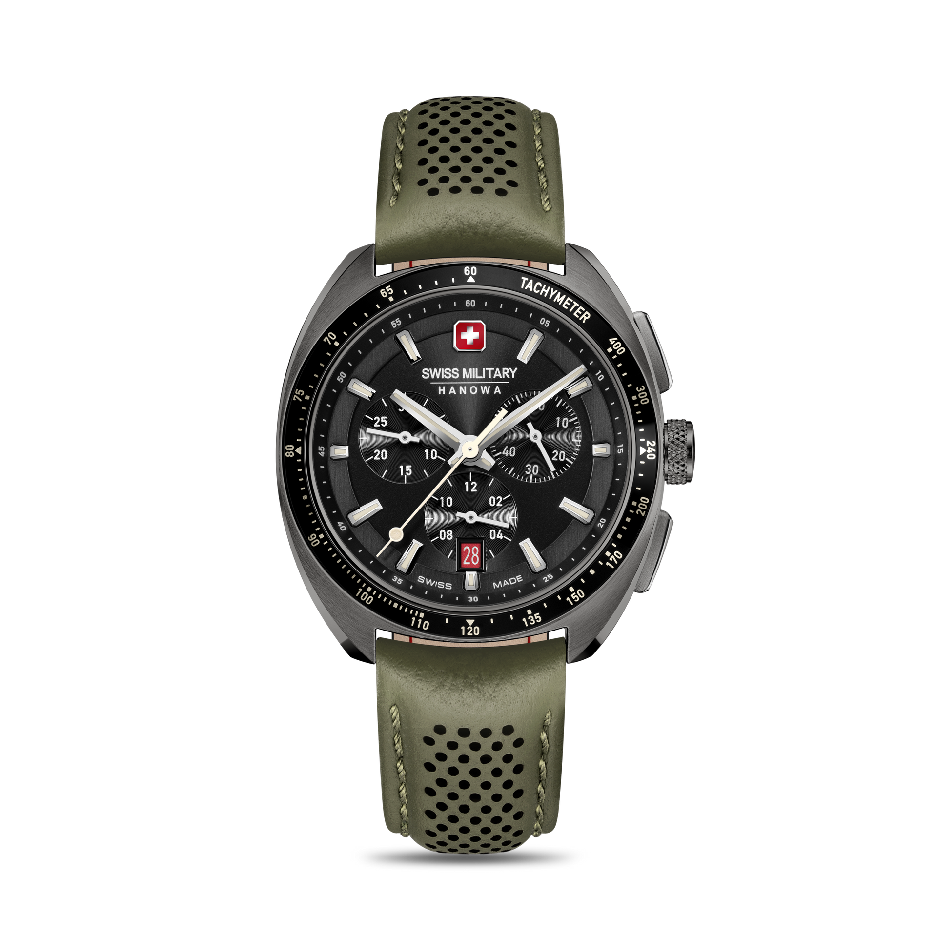 Swiss Military Hanowa Defender SMWGC0003340 Herren • Saphirglas • Chronograph 10 ATM