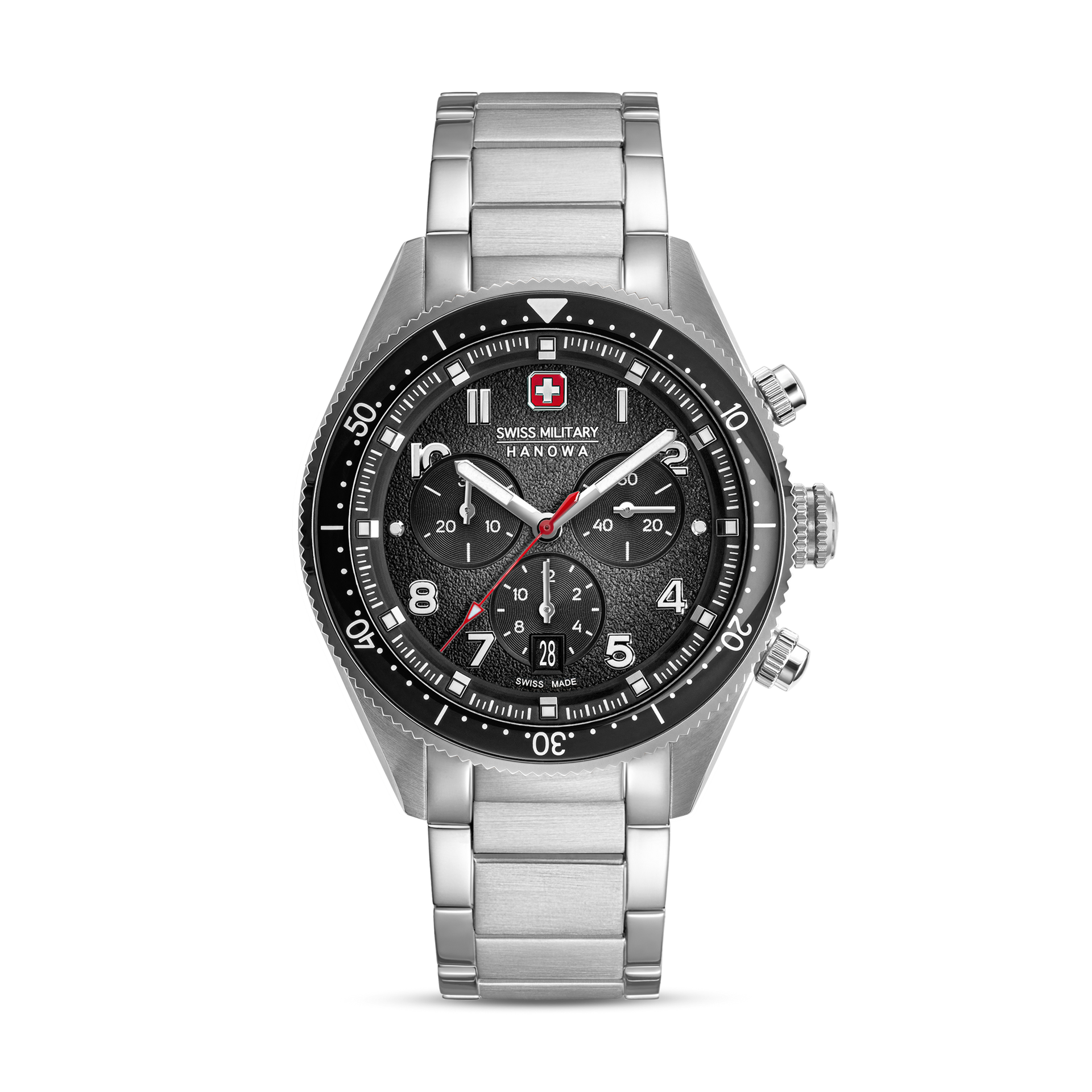 Swiss Military Hanowa Greyhound Chrono SMWGI0003803 Herren • Saphirglas & Chronograph • 10 ATM Wasserdicht