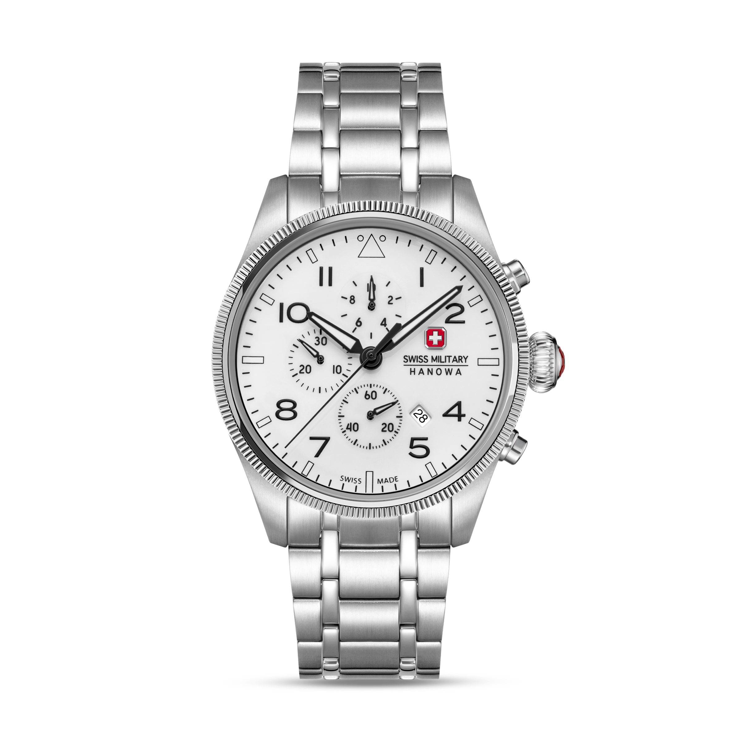 Swiss Military Hanowa Thunderbolt SMWGI0005701-SET Herrenuhr Weiß • Saphirglas • Chronograph Set 10 ATM, Bild 3