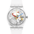 Swatch Originals Medium SO28K100-S06 Armbanduhr Transparent • Biosourced Gehäuse • Farbige Zeiger, Bild 3