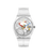 Swatch Originals Medium SO28K100-S06 Armbanduhr Transparent • Biosourced Gehäuse • Farbige Zeiger