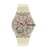 Swatch Originals Large SO29K119 Revealed in the Sand Armbanduhr Beige • Biosourced Gehäuse • Leuchtende Zeiger, Bild 8