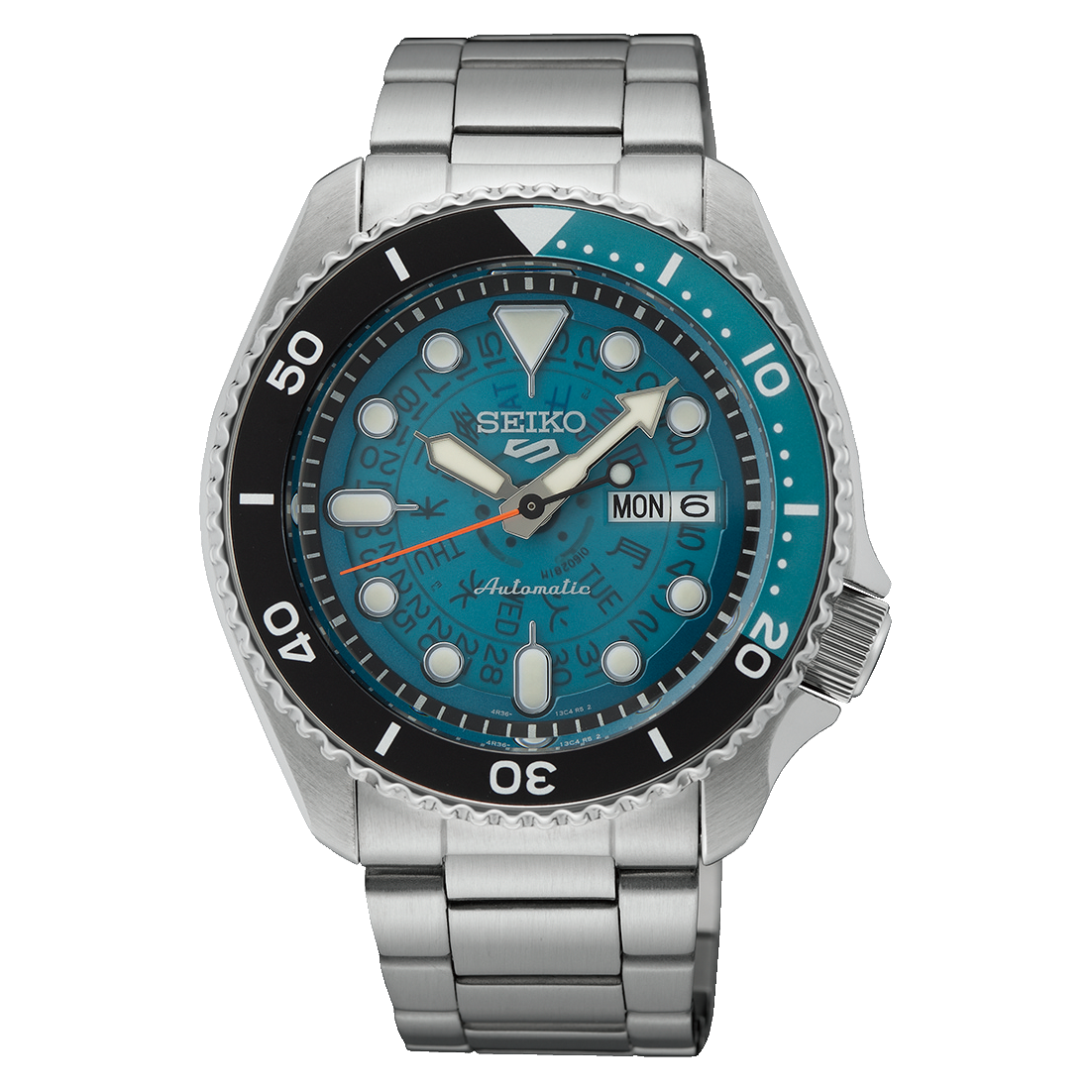 Seiko 5 Sports SRPJ45K1 Herren • Automatikwerk • Skelett-Zifferblatt