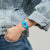 Swatch Skin SS08N114 Radiantly Teal Damenuhr • Ultra-dünnes Gehäuse aus biobasierten Materialien • Farbverlauf-Zifferblatt