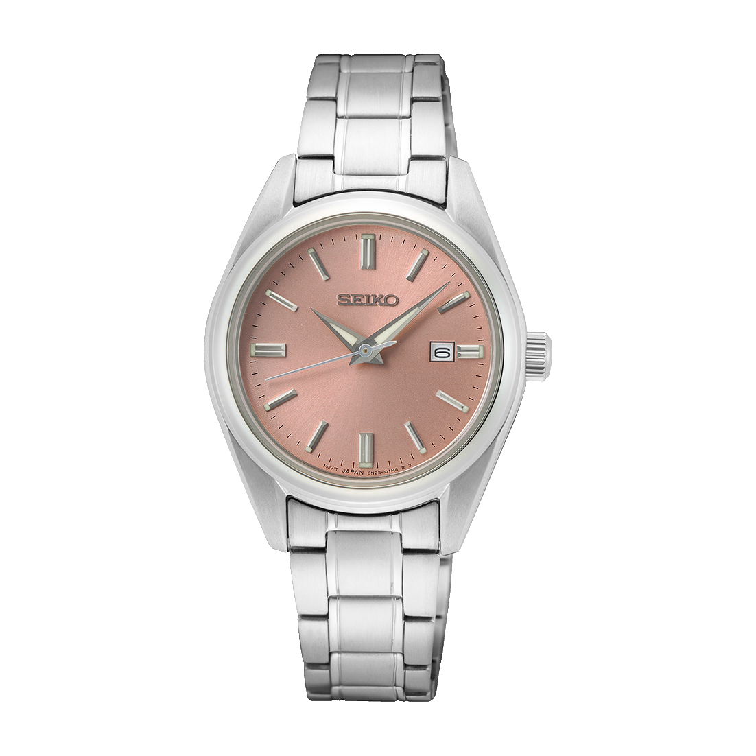 Seiko SUR529P1 Klassik Damenuhr Rosé • Saphirglas • 10 ATM Wasserdicht