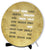 AMS Brass Table Clock • LED Word Display • Antique Look