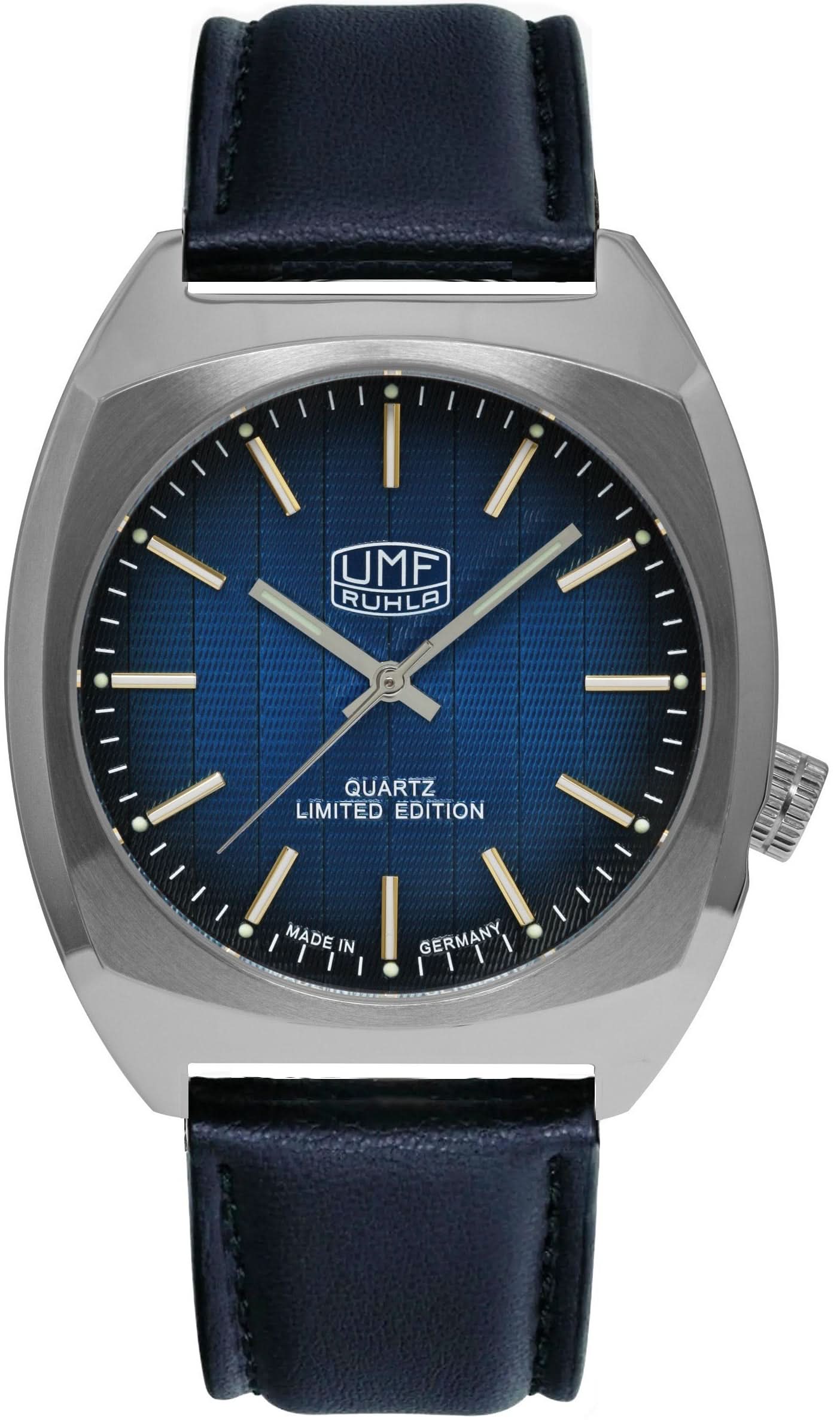 UMF Ruhla Caliber 13 1466-3 Men's Watch • Made in Germany • Sapphire Crystal