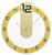 AMS Wall Clock Brass, Glass • Timeless Design • Precise Quartz Movement