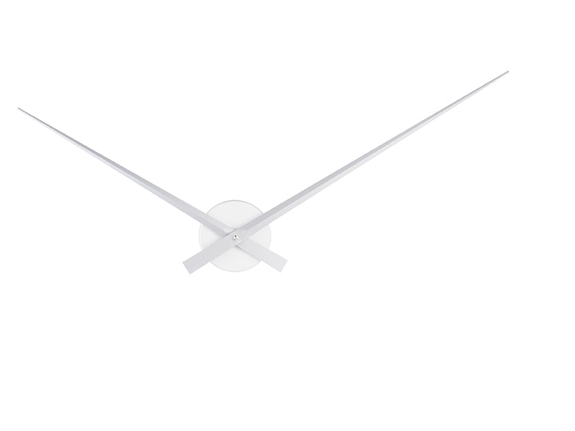 Karlsson Little Big Time KA450055 Wanduhr Silber • Geräuschloses Quarzwerk • Minimalistisches Design