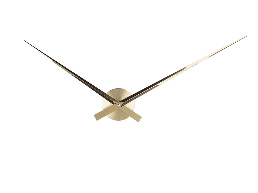 Karlsson Little Big Time KA5516GD Wanduhr Gold • Offenes Zifferblatt • Puristisches Design