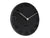 Karlsson Wanduhr 42 cm Kunststoff • On The Edge Design • Mattschwarz