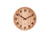 Karlsson Pure Small KA5808WD Wanduhr Hellbraun • Lautloses Sweep-Uhrwerk • Sperrholz-Vollholzdesign, Bild 2