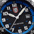 Luminox Sea Turtle Giant 0320 Series watch with a black dial, white numerals, and a black carbon-reinforced case on a black rubber strap.