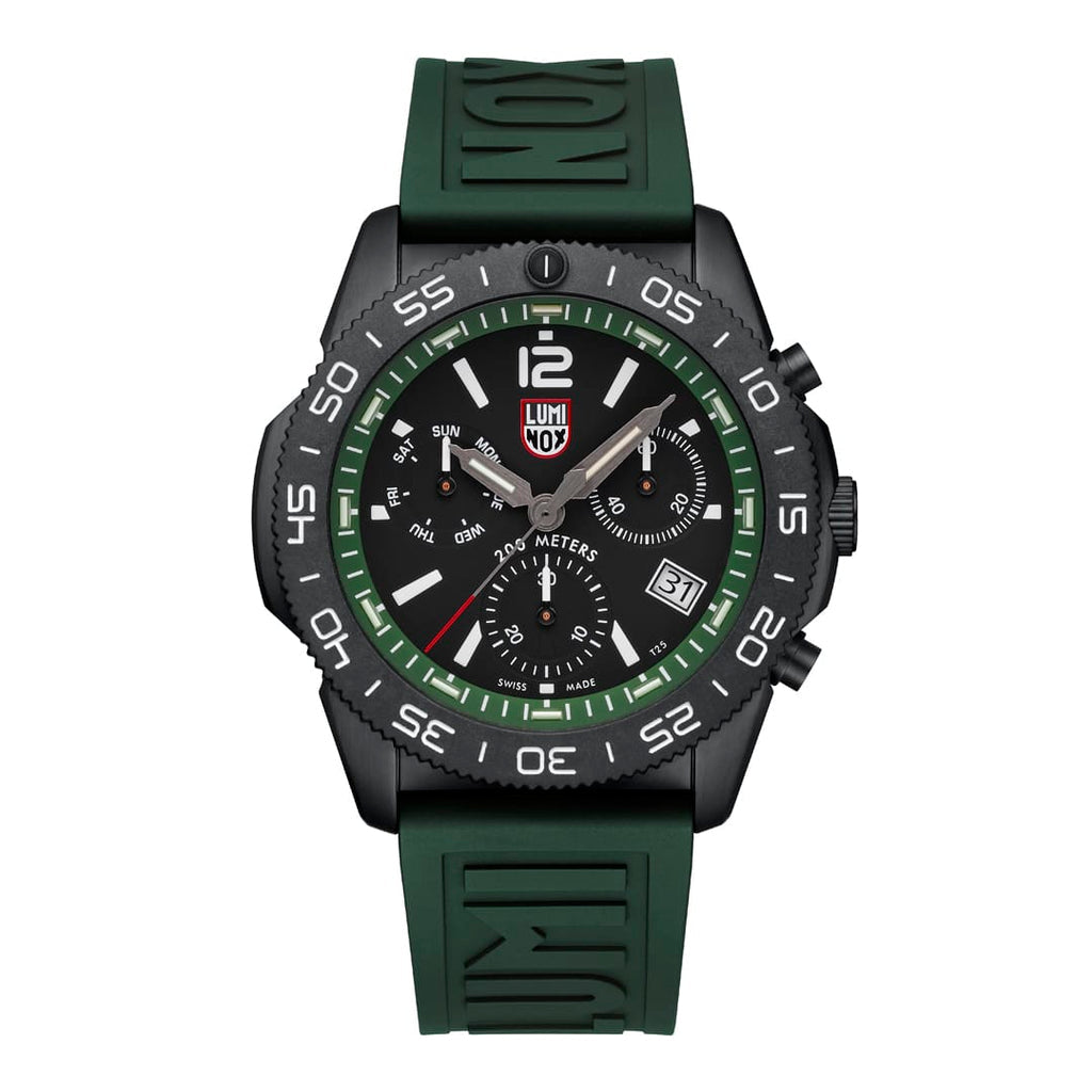 Luminox Pacific Diver XS.3147 Herren Armbanduhr Grün • Saphirglas • 200 m Wasserdicht