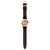 Swatch Irony Medium YLG701 Brownee Damen Armbanduhr • Roségold PVD-Gehäuse • Silikon-Armband, Bild 4