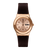 Swatch Irony Medium YLG701 Brownee Damen Armbanduhr • Roségold PVD-Gehäuse • Silikon-Armband, Bild 8