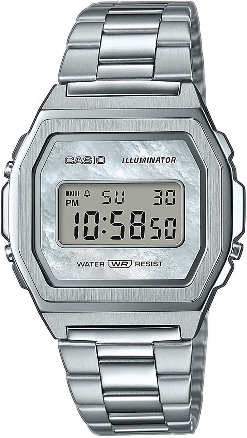 Casio Vintage A1000D-7EF Watch • Iconic retro design • Stainless steel case