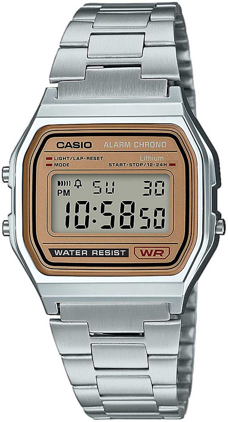 Casio Vintage A158WEA-9EF Watch • Iconic Retro Design • Digital Stopwatch Function
