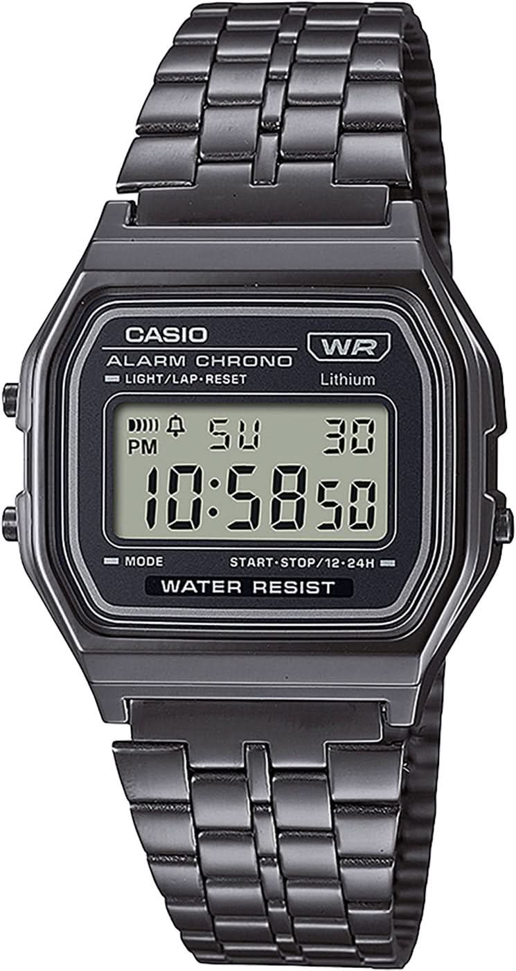Casio Vintage A158WETB-1AEF Watch • Iconic Retro Design • LED Illumination
