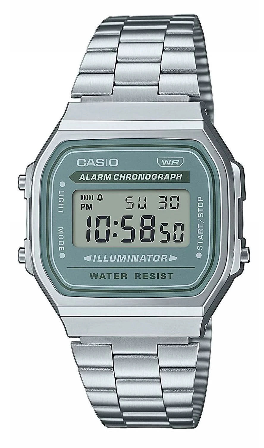Casio Vintage A168WA-1YES Watch • Iconic Retro Design • Illuminator