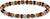 Tiger's Eye Bracelet with Embellished Elements - 925 Sterling Silver