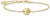 Bracelet Tree of Love with White Stones - 750 Yellow Gold Plating